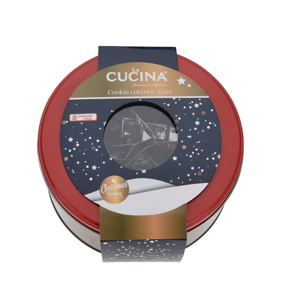 La Cucina Uitsteekvormset Kerst 16-delig